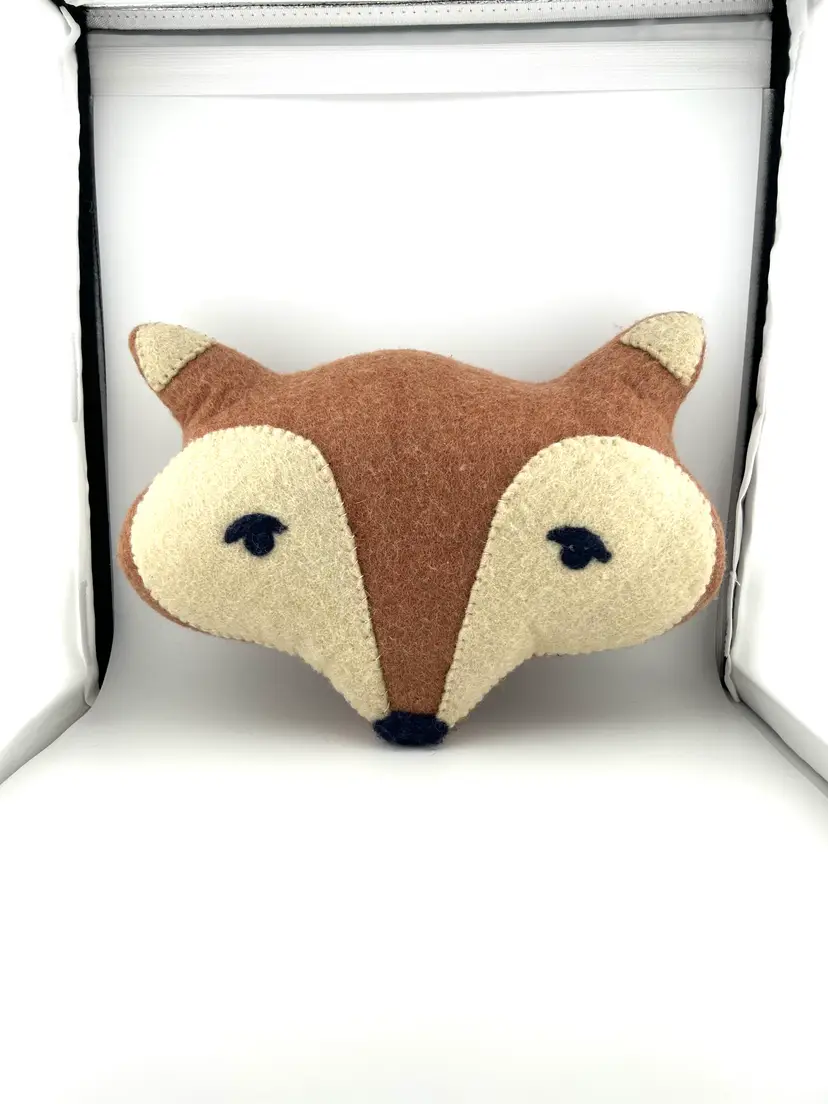 Felted Wool West Elm Fox Pillow 13"x 8.5βx 4.5β