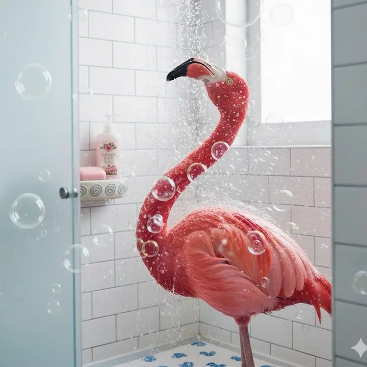 #07 - Splash Splash Flamingos Takin A Bath