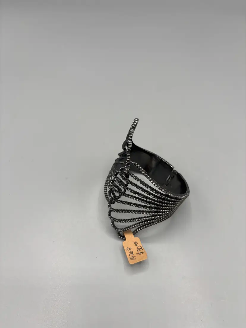 Silver tone Clam Hinge