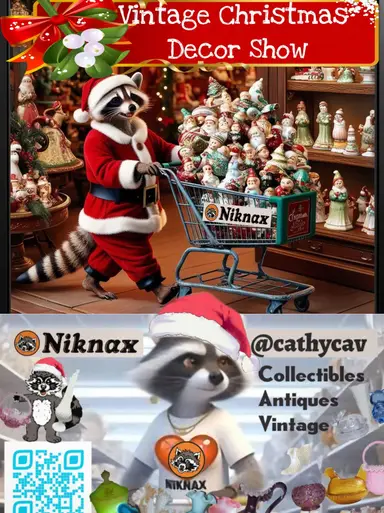 Vintage Christmas Ornaments Show! Shiny Brite. Hallmark, German, Flocked, Wooden, Etc!