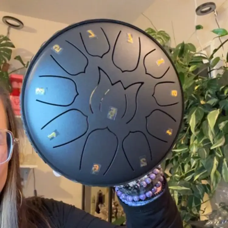 Steel Drum 6inch Black