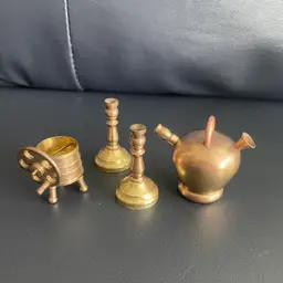 Brass/Copper Miniatures (Set of 4)