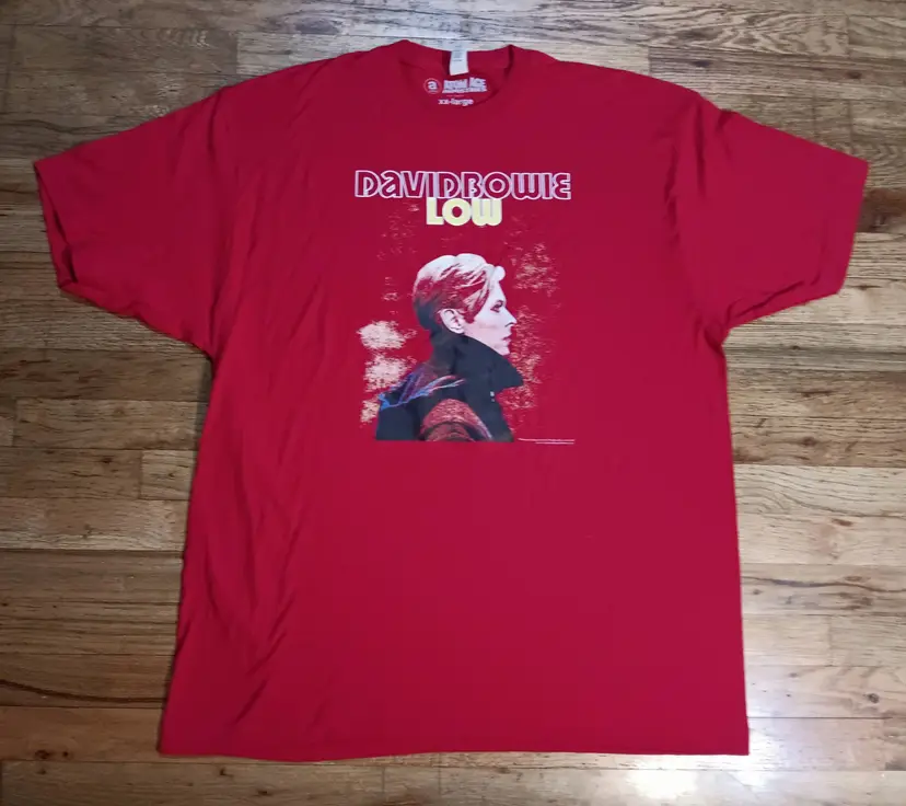 David Bowie Low t shirt NEW album cover classic guitar rock 2XL atom age ind