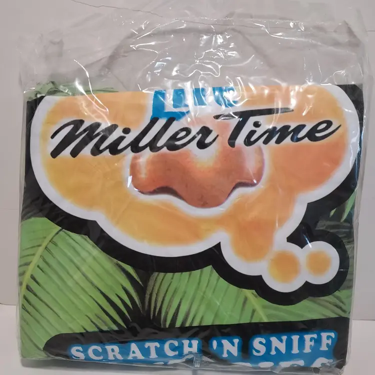 Miller Lite Beer Vintage Vinyl Inflatable~Double Palm Tree~Alvimar~New~Sealed
