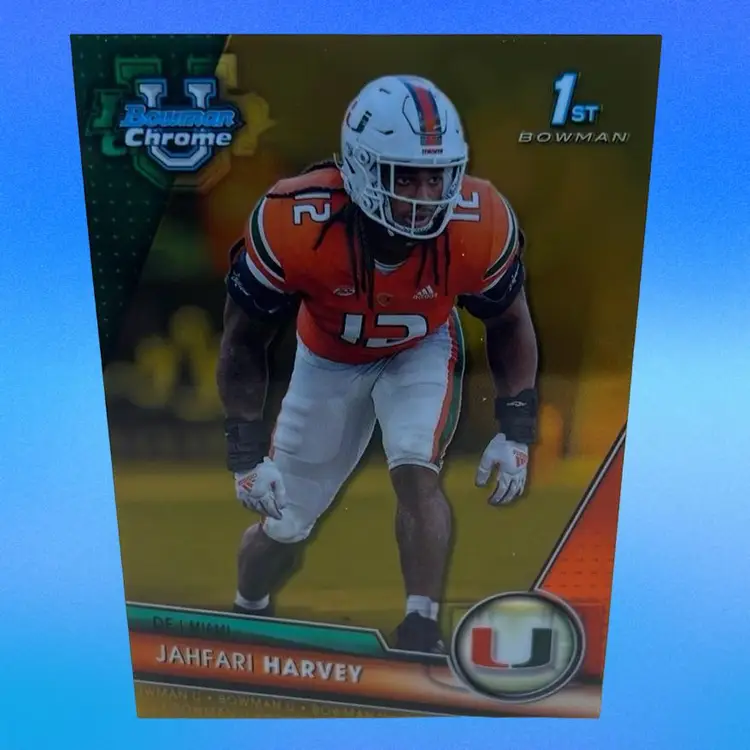 2023 Bowman Chrome Jahfari Harvey Gold /50 Miami
