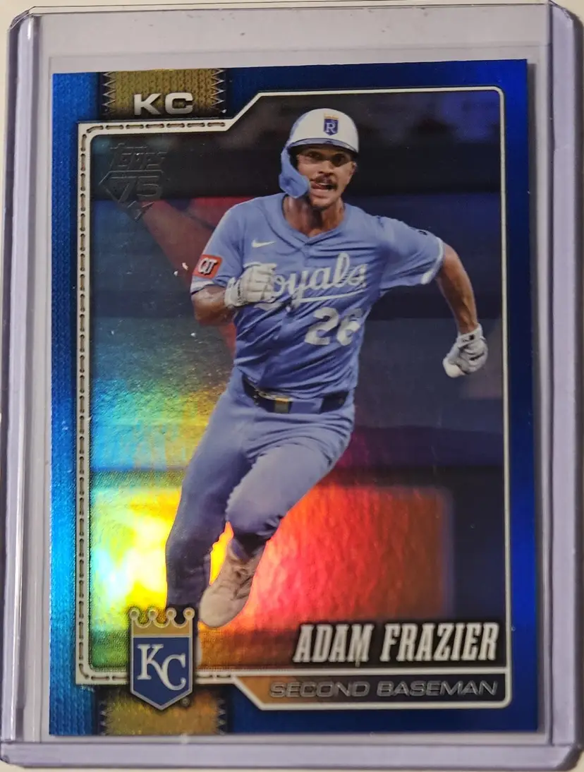 2026 Topps Series 1 Blue Rainbow Foil Adam Frazier 094/150