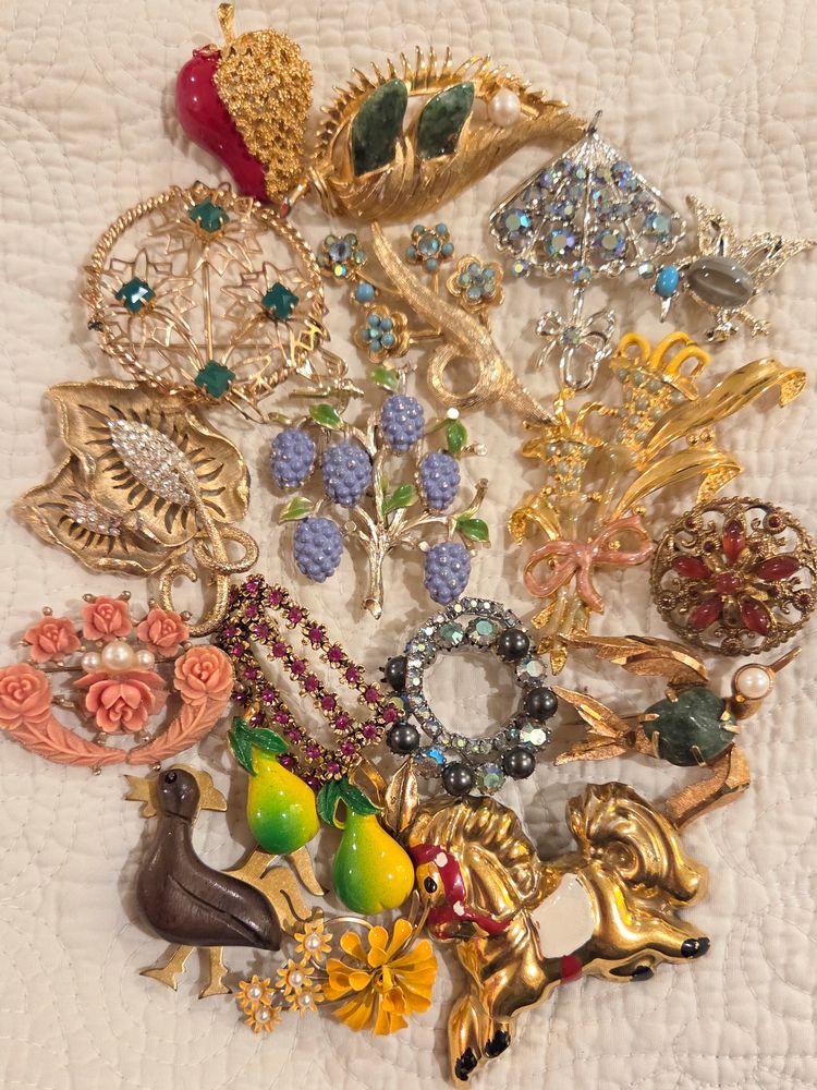Vintage Vault  Features Brooches Starting at $5