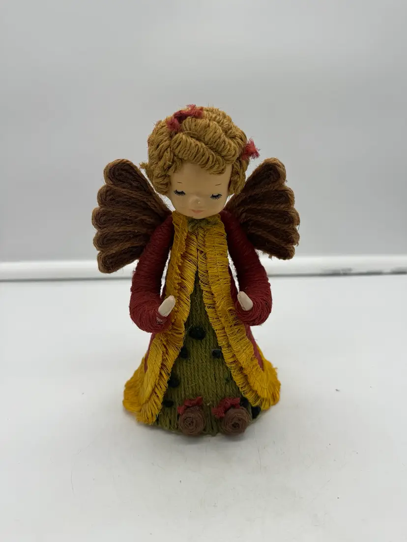  Vintage Yarn Angel Christmas Tree Topper