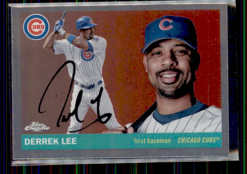 Derrek Lee 2005 Topps Chrome Platinum Anniversary #424 - Chicago Cubs - (153-385)