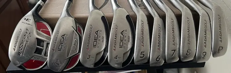 Adams IDEA a2/a3 Hybrid Set & Iron Set 2-PW & 3 Wood RH Stiff Shafts Tour Wraps