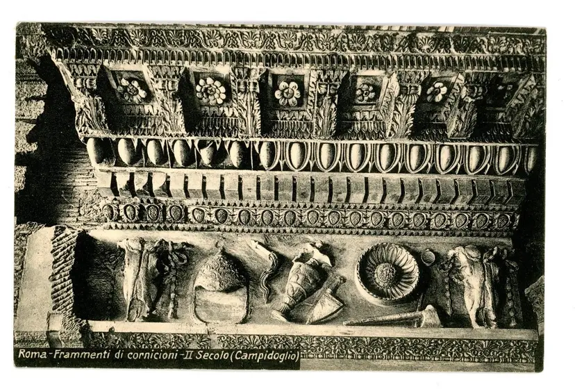 Postcard Pompei Italy Triumphal Arch of the Forum Arco Trionfale del Foro