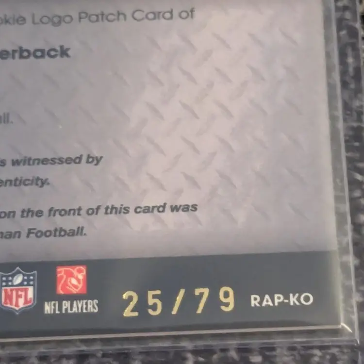 2008 Topps Letterman Football Kevin O'Connell RPA /79 Minnesota Vikings Head Coach