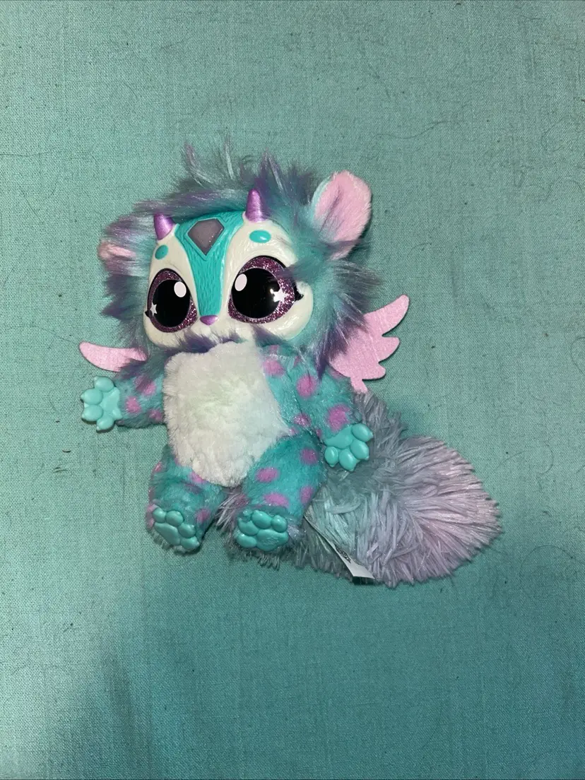 Moose Toys Magic Mixies Interactive 8" Blue Mixie Plush Doll Lights & Sounds