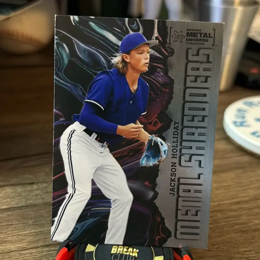 Jackson Holliday
2022 Skybox Metal Universe 
Baltimore Orioles