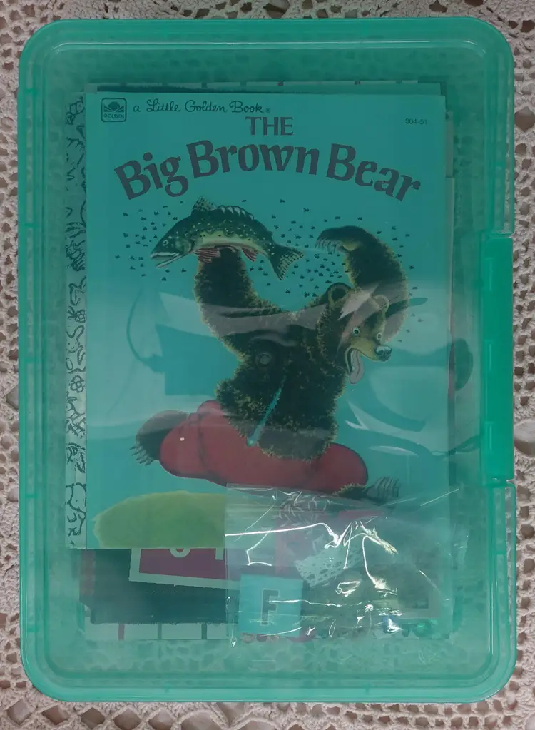 Little Golden Book Big Brown Bear Junk Journal Mini Kit