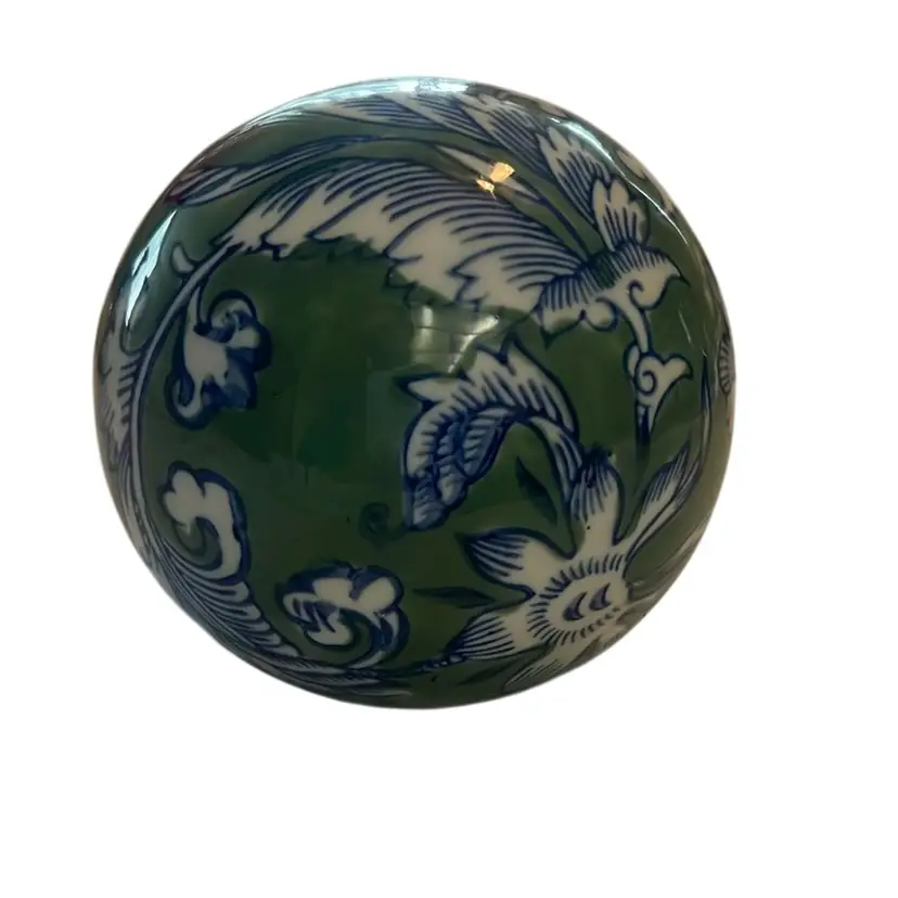 Green And Blue Carpet Ball - 4” Diameter