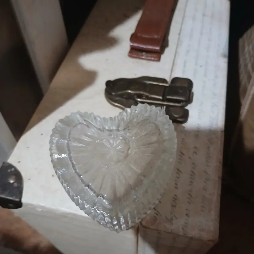 Vintage heart shape trinket