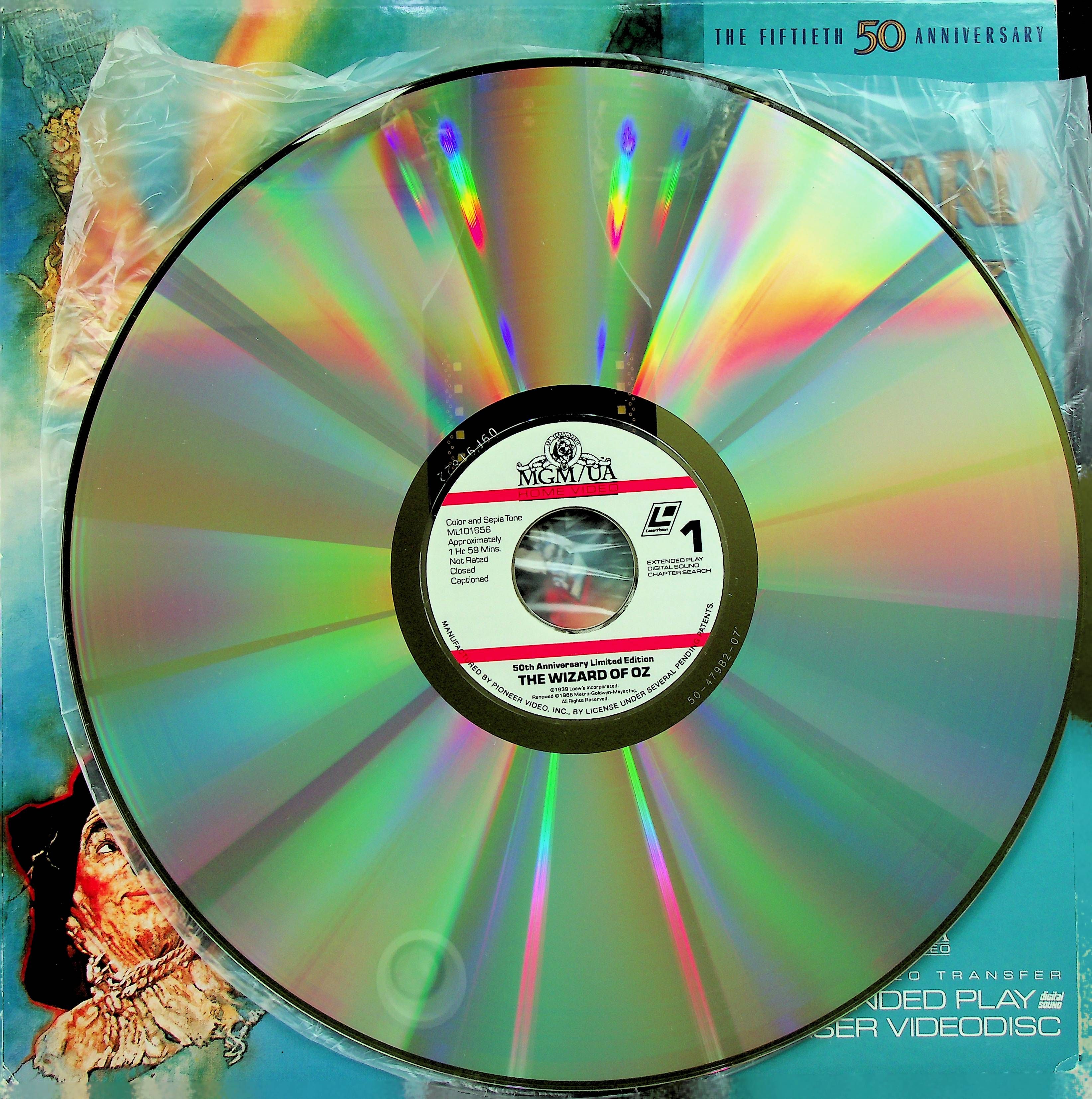 The Wizard of Oz (1989) 50th Anniversary - Laserdisc - G - Preowned