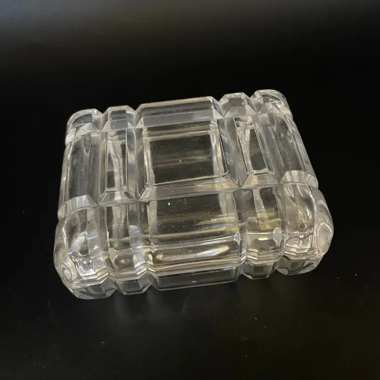 Vintage Crystal Trinket Box