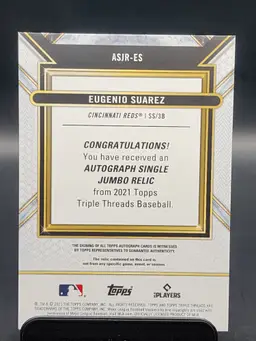 2021 Topps Triple Threads Eugenio Suarez /25