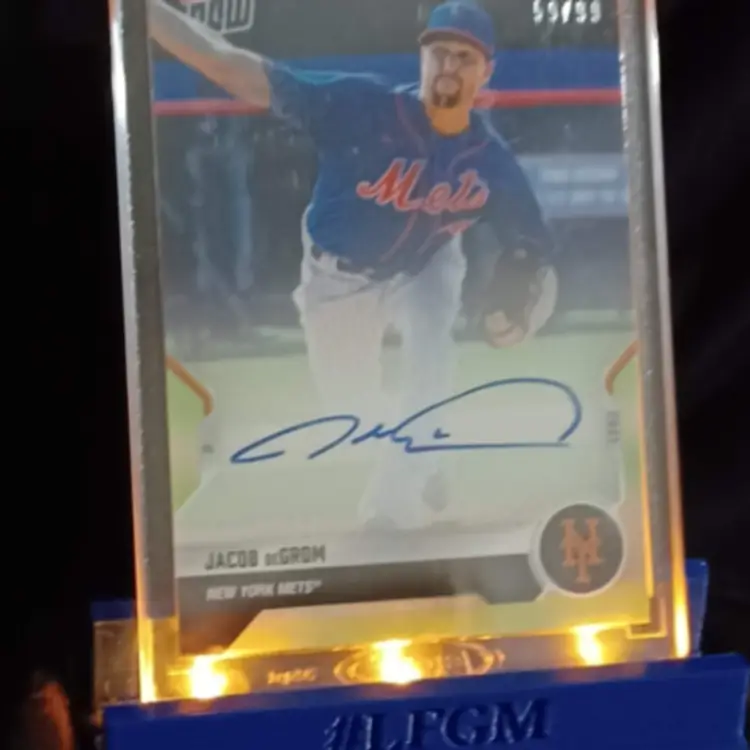 #LFGM LED Card Stand, 35pt One-touch Case, & Battery - NY Mets 