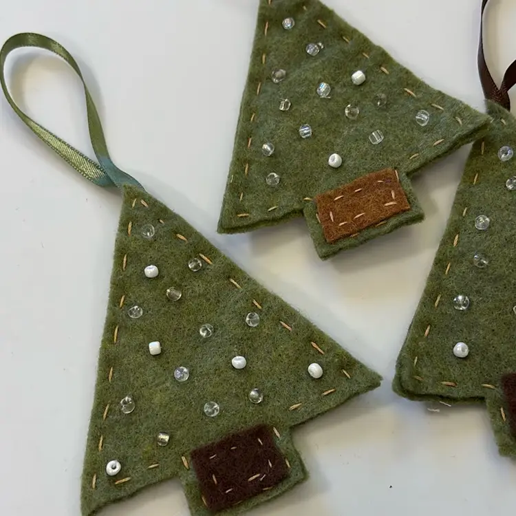 Felt Tree Ornaments