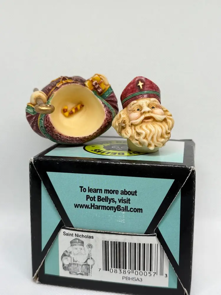 Rare Harmony Kingdom Pot Bellys “Saint Nicholas” 2003