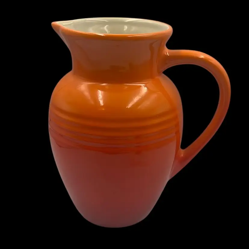 Le Creuset Orange Ombré Pitcher 9” Tall