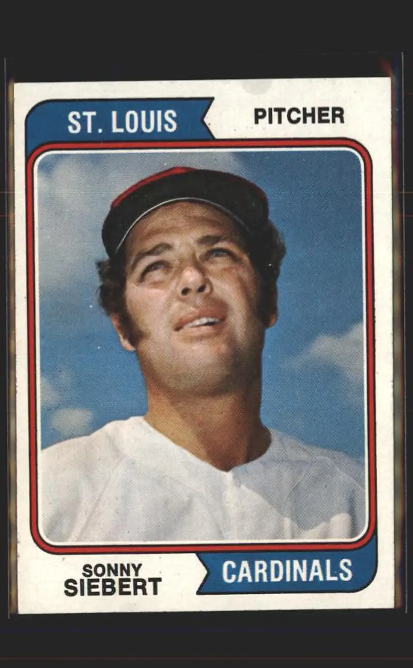 1974 Topps #548 Sonny Siebert - (pk5) - St. Louis Cardinals