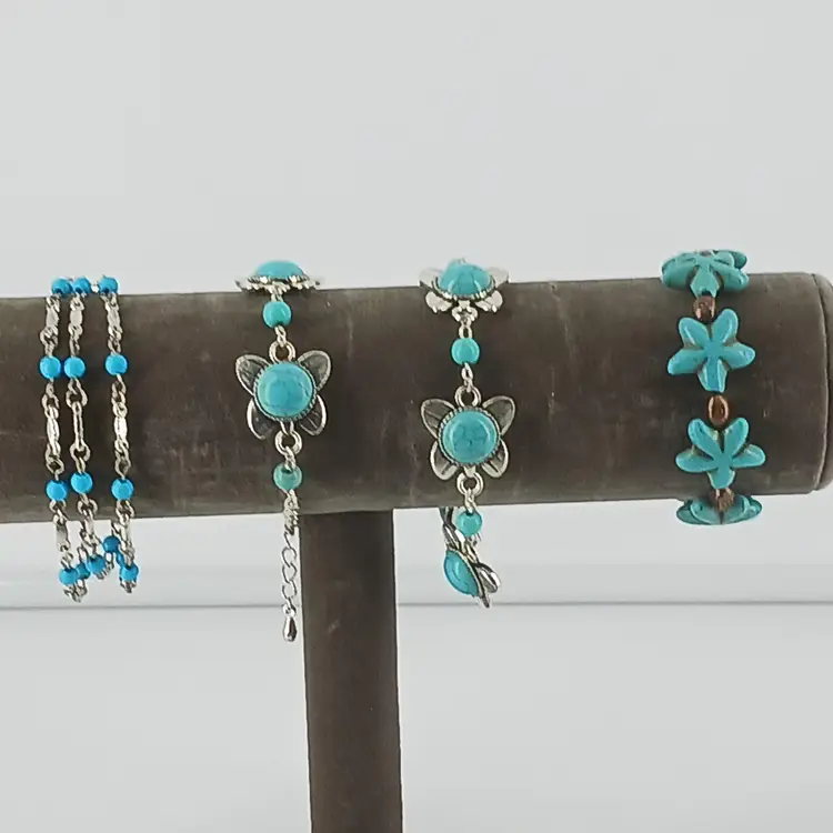 Four Handmade Bracelets