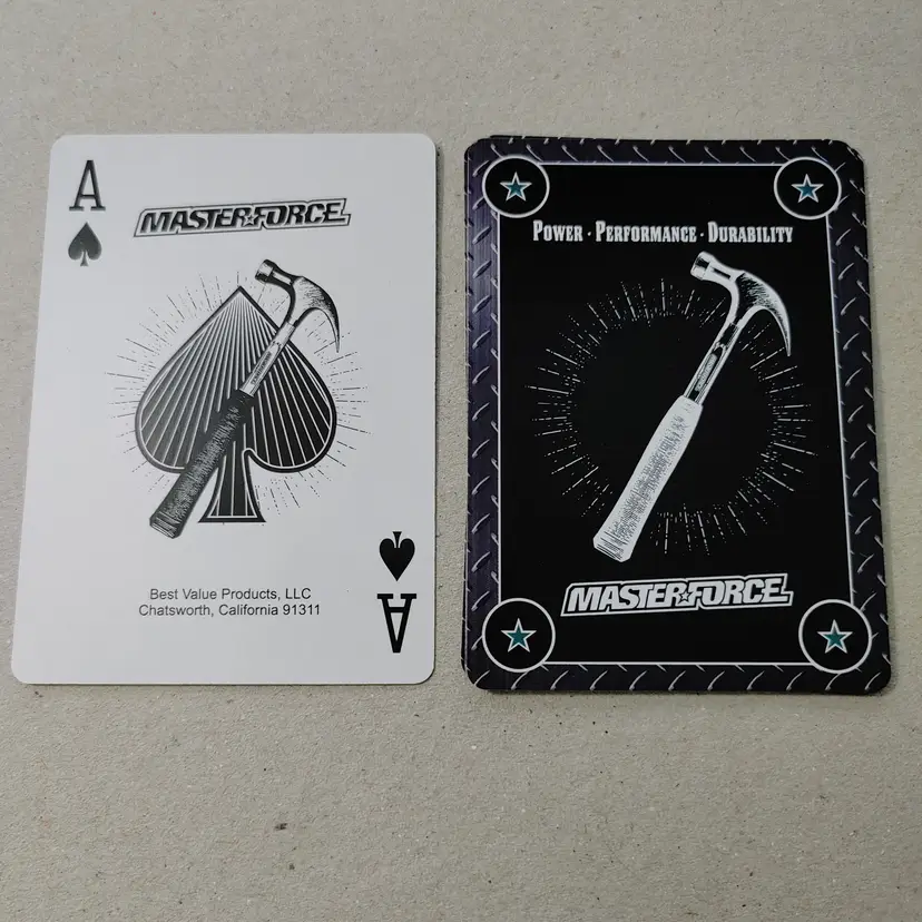 1 Single Swap Card - Playing Card. Masterforce. Dimension 2.5 x 3.5. Read description.
