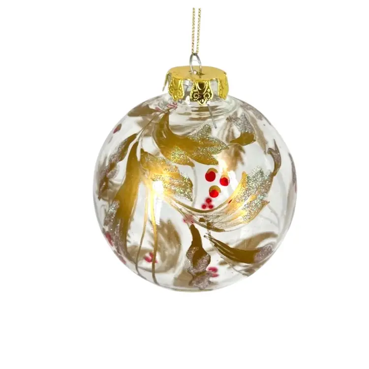 3” BLOWN GLASS 
CHRISTMAS ORNAMENT    
By Sylvestri