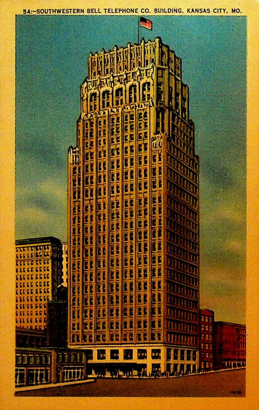 Southwestern Bell Telephone Company Building Postcard