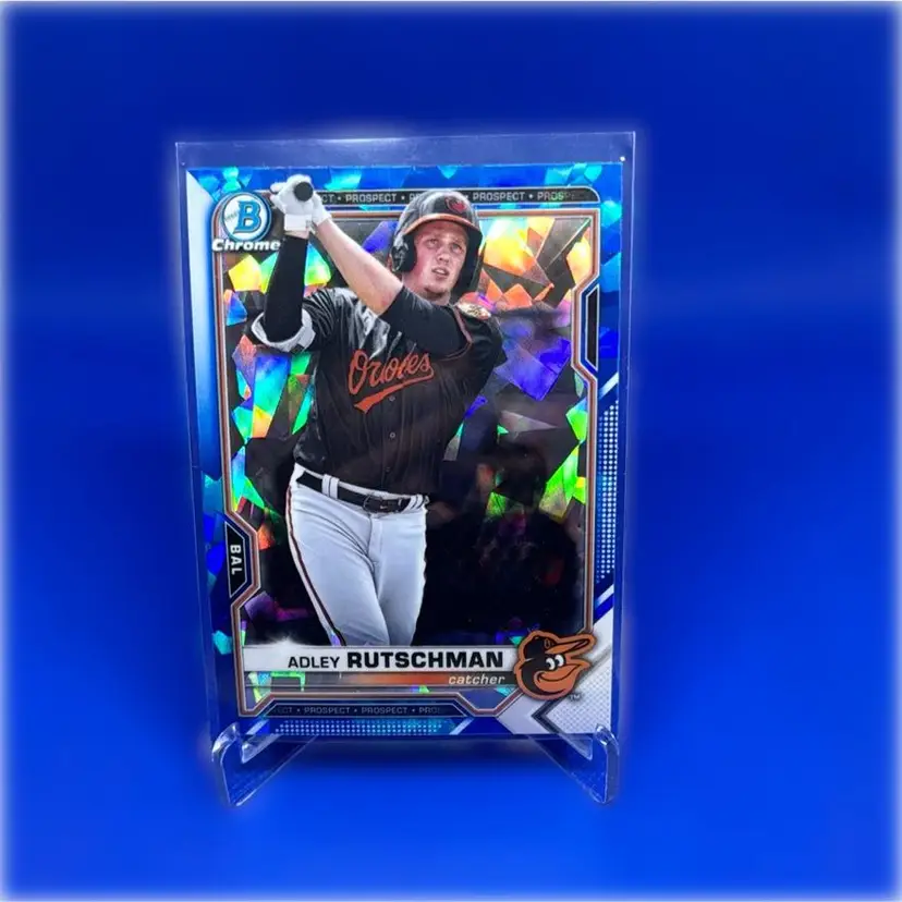 2021 Bowman Chrome Sapphire Adley Rutschman Baltimore Orioles