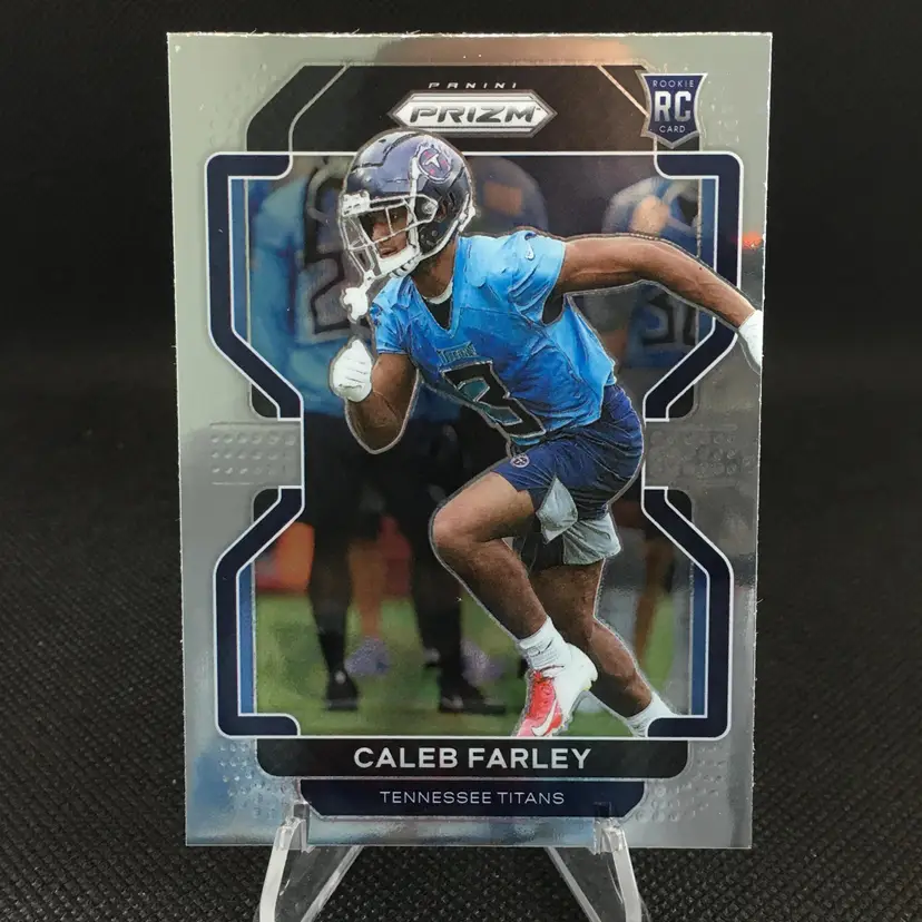 Caleb Farley 2021 Panini Prizm Rookie (RC) #375 (a) - Tennessee Titans