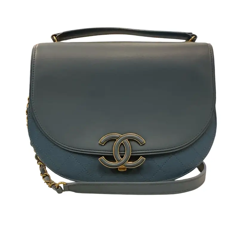 Chanel Blue Coco Curve Flap