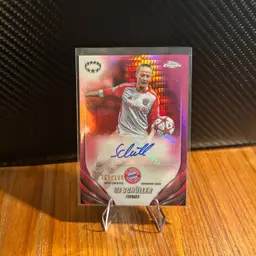 Lea Schüller 23/24 Topps Chrome UWCL Auto Pink Prism Refractor /199