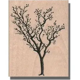 Leafless Tree Rubber Stamp
