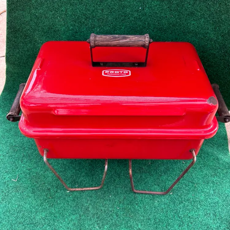 Vintage Proto Grill RARE 1985 Webber Promotion Gift Original Porcelain OOAK!