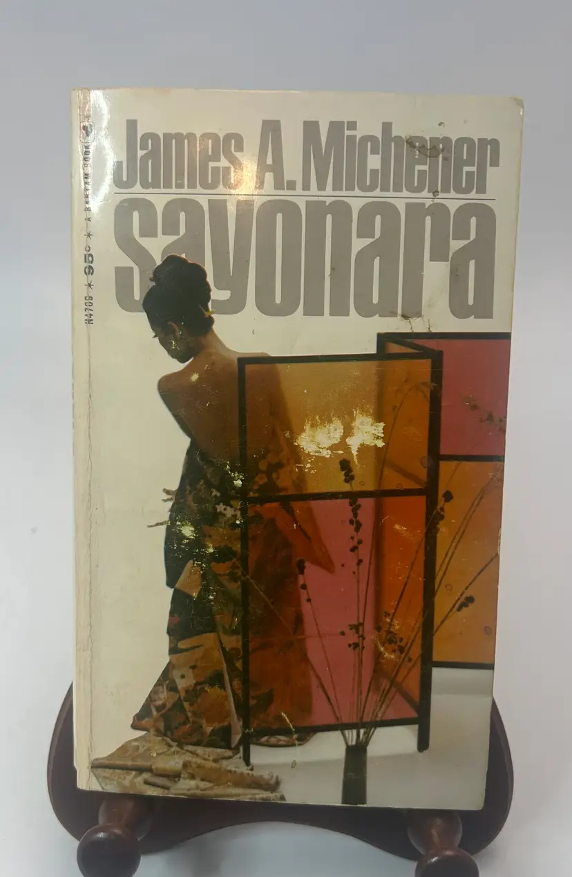 Vintage 'Sayonara' by James A. Michener Bantam Paperback Book 1969