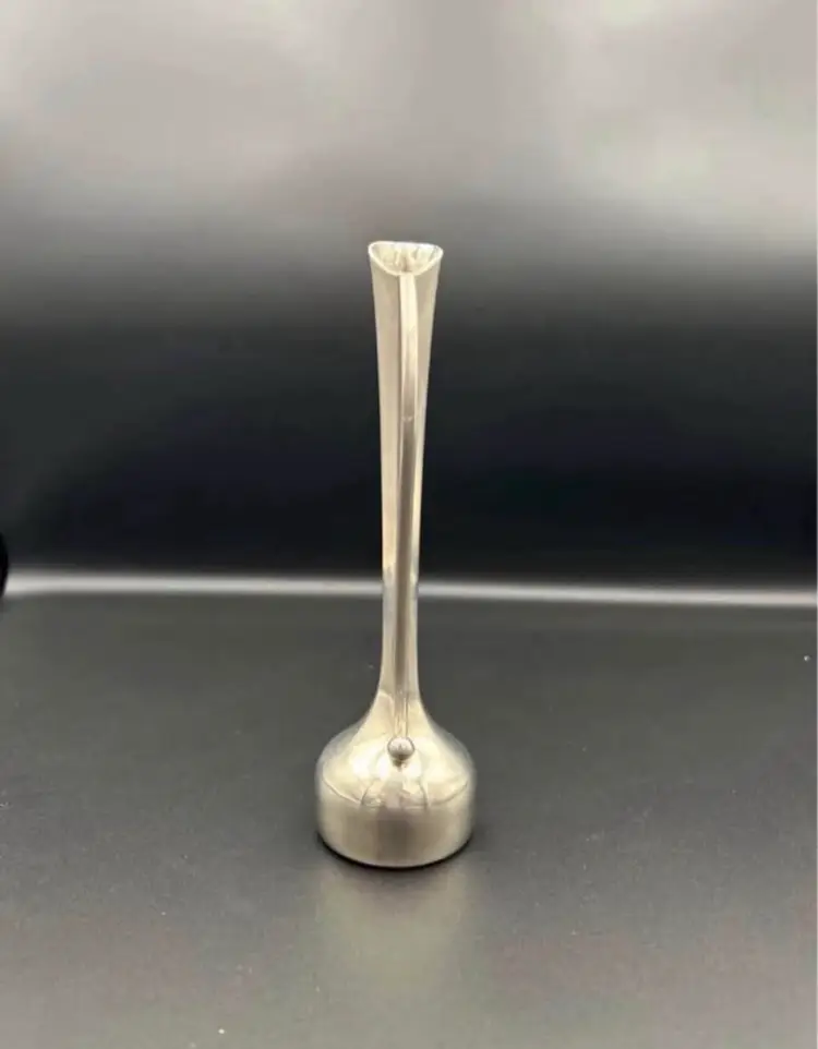Fluted Trumpet Style Silverplated Bud Vase