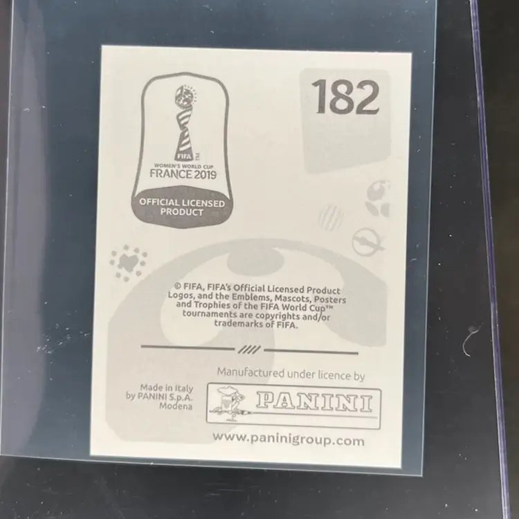 Alanna Kennedy 2019 Panini Women’s World Cup Sticker Australia Soccer Card