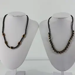 Two Necklaces made from Vintage Glass Beads