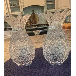 Pineapple Crystal Taper Holder/ Vase