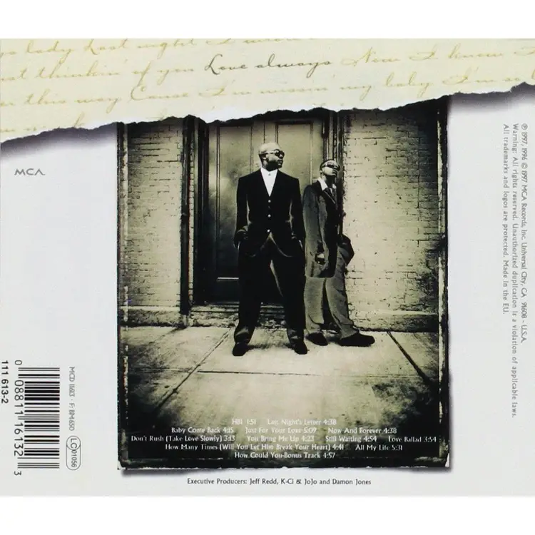 K-Ci & JoJo Love Always CD Classic R&B Album LIKE NEW
