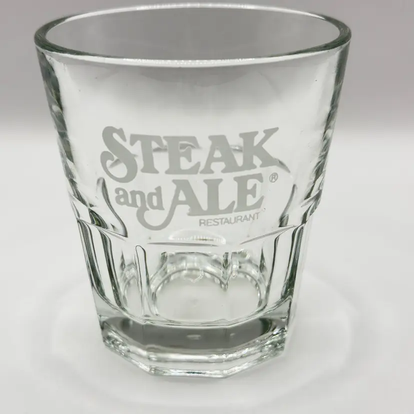 Vintage Steak and Ale Restaurant Glass, Classic Barware Collectible, By Steak and Ale, Made in Dallas, TX