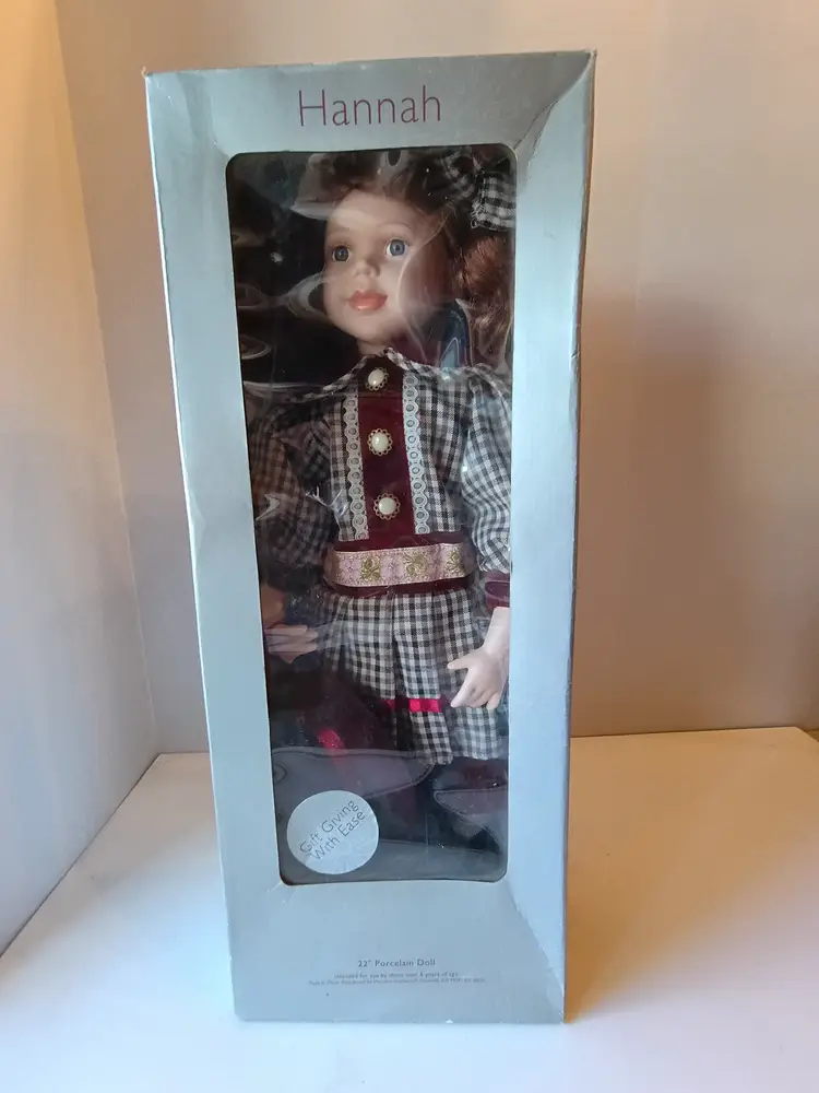 Porcelain 22" "Hannah" Collectible Doll