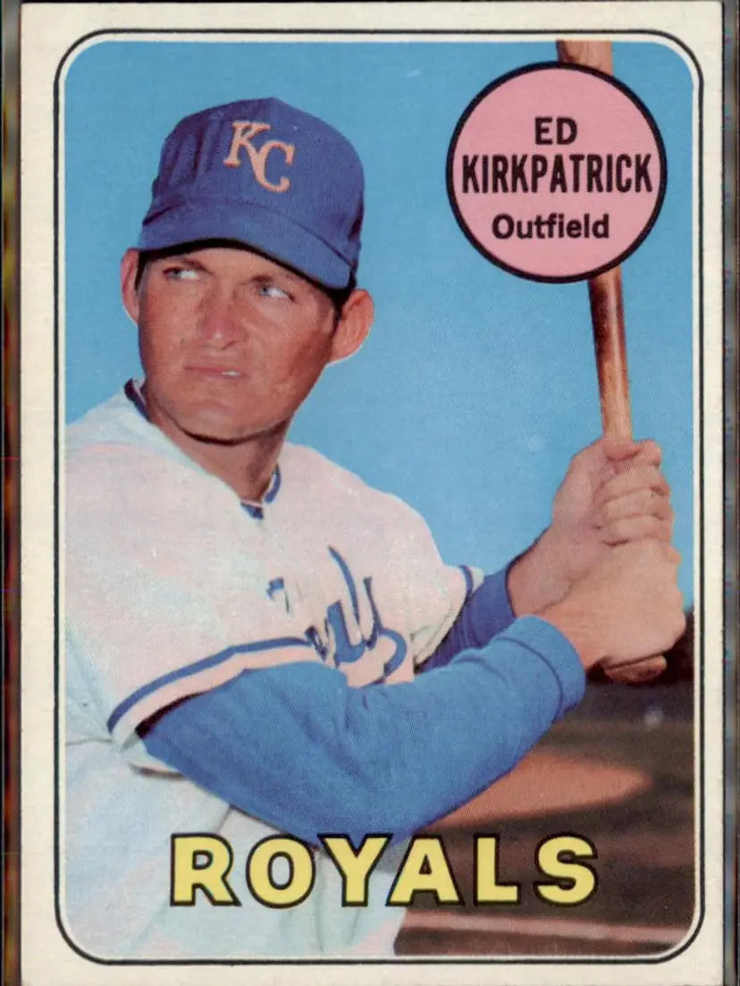 1969 Topps #529 Ed Kirkpatrick - (pk3) - Kansas City Royals