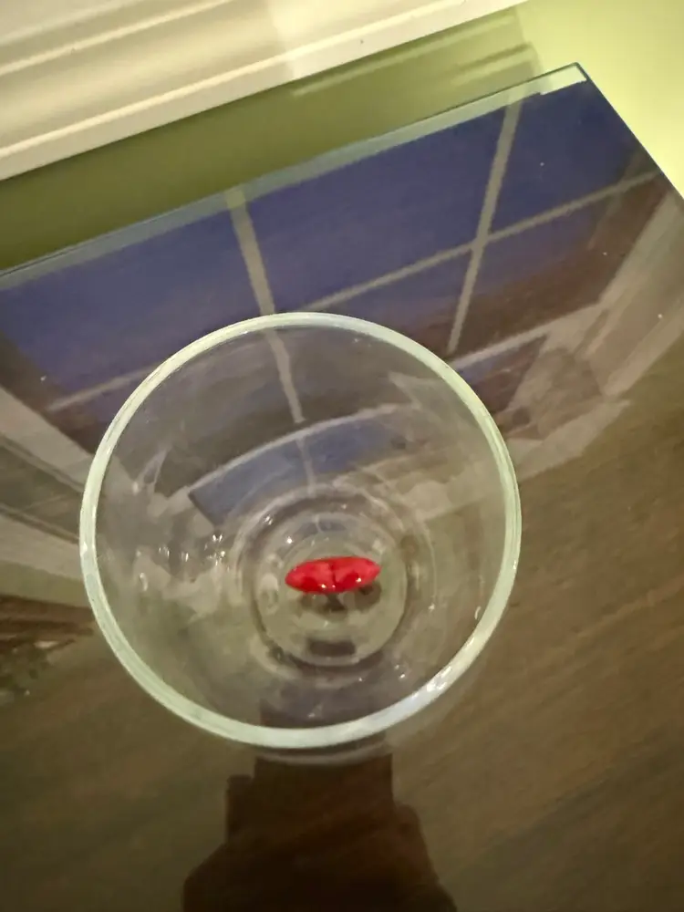 Heart Stemless Wine Glass; valentine gift