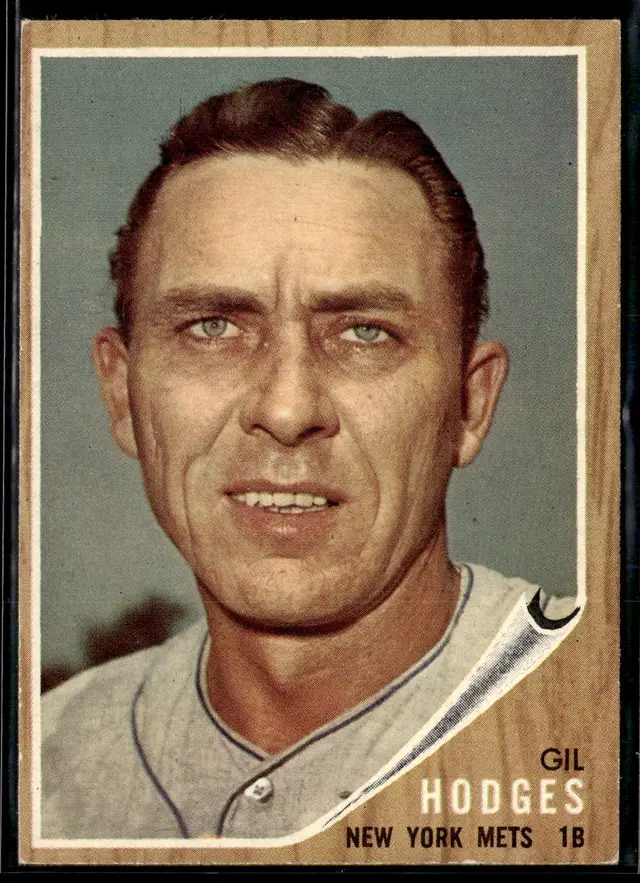 #8 Gil Hodges 1962 Topps #85 *LIVE AUCTION*